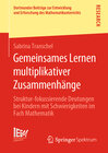 Buchcover Gemeinsames Lernen multiplikativer Zusammenhänge