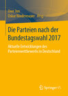 Buchcover Die Parteien nach der Bundestagswahl 2017