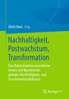 Buchcover Nachhaltigkeit, Postwachstum, Transformation