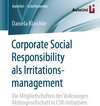 Buchcover Corporate Social Responsibility als Irritationsmanagement