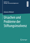 Buchcover Ursachen und Probleme der Stiftungsinsolvenz