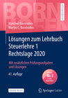 Buchcover Lösungen zum Lehrbuch Steuerlehre 1 Rechtslage 2020