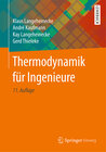 Buchcover Thermodynamik für Ingenieure