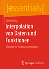 Buchcover Interpolation von Daten und Funktionen