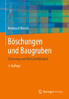 Buchcover Böschungen und Baugruben