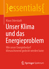 Buchcover Unser Klima und das Energieproblem