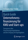Buchcover Quick Guide Unternehmensfinanzierung für KMU und Start-ups