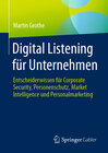 Buchcover Digital Listening für Unternehmen