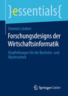 Buchcover Forschungsdesigns der Wirtschaftsinformatik