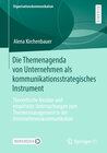 Buchcover Die Themenagenda von Unternehmen als kommunikationsstrategisches Instrument