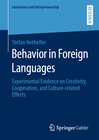 Buchcover Behavior in Foreign Languages