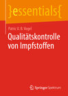 Buchcover Qualitätskontrolle von Impfstoffen