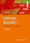 Buchcover Lohmeyer Baustatik 1