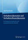 Buchcover Verhaltensökonomie und Verhaltensfinanzökonomie