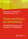 Buchcover Theorie und Praxis in der Lehrerbildung