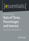Buchcover Rule of Three, Percentages and Interest