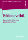 Buchcover Bildungsethik