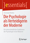 Buchcover Die Psychologie als Verteidigerin der Moderne