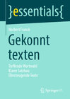 Buchcover Gekonnt texten