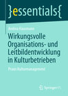 Buchcover Wirkungsvolle Organisations- und Leitbildentwicklung in Kulturbetrieben