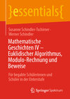Buchcover Mathematische Geschichten IV – Euklidischer Algorithmus, Modulo-Rechnung und Beweise