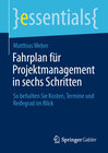 Buchcover Fahrplan für Projektmanagement in sechs Schritten