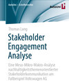 Buchcover Stakeholder Engagement Analyse