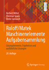 Buchcover Roloff/Matek Maschinenelemente Aufgabensammlung