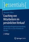 Buchcover Coaching von Mitarbeitern im persönlichen Verkauf
