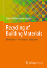 Buchcover Recycling of Building Materials