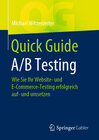 Buchcover Quick Guide A/B Testing