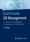 Buchcover Quick Guide UX Management
