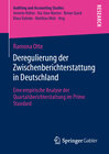 Buchcover Deregulierung der Zwischenberichterstattung in Deutschland