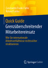 Buchcover Quick Guide Grenzüberschreitender Mitarbeitereinsatz