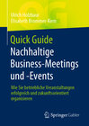 Buchcover Quick Guide Nachhaltige Business-Meetings und -Events