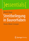 Buchcover Streitbeilegung in Bauvorhaben