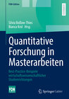 Buchcover Quantitative Forschung in Masterarbeiten
