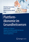 Buchcover Plattformökonomie im Gesundheitswesen