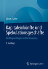 Buchcover Kapitaleinkünfte und Spekulationsgeschäfte