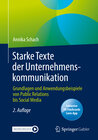 Buchcover Starke Texte der Unternehmenskommunikation