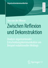 Buchcover Zwischen Reflexion und Dekonstruktion