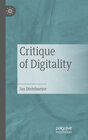 Buchcover Critique of Digitality