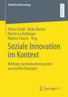 Buchcover Soziale Innovation im Kontext