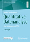 Buchcover Quantitative Datenanalyse