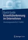 Buchcover Quick Guide Krisenfrüherkennung im Unternehmen