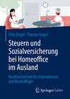 Buchcover Steuern und Sozialversicherung bei Homeoffice im Ausland