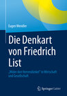 Buchcover Die Denkart von Friedrich List
