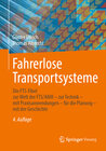 Buchcover Fahrerlose Transportsysteme