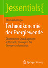 Buchcover Technoökonomie der Energiewende
