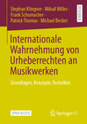 Buchcover Internationale Wahrnehmung von Urheberrechten an Musikwerken